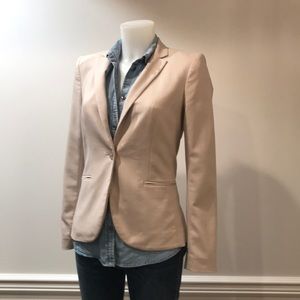 H&M Cream Fitted Blazer